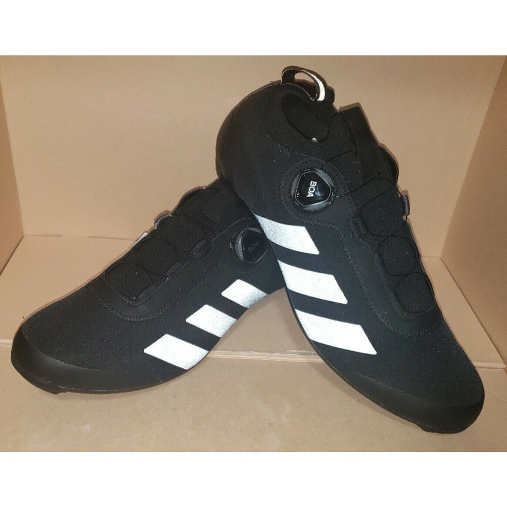 Adidas The Parley Road BOA Reflective Cycling Shoes Black Men's Size 10 GW6266 - Picture 7 of 15